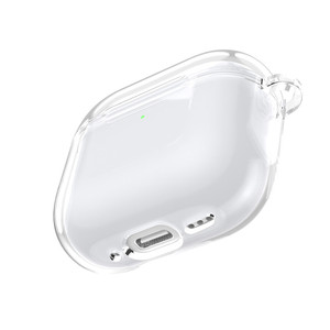 Funda Protectora de TPU Suave para <span class=keywords><strong>AirPods</strong></span> <span class=keywords><strong>Pro</strong></span> 3 con Llavero, Antigolpes, para <span class=keywords><strong>Airpods</strong></span> <span class=keywords><strong>Pro</strong></span> 2, 3 y 4, Transparente - Product Image 2
