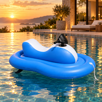 Jet ski gonflable électrique pour piscine, jouet flottant motorisé pour adultes, pour la piscine, le lac, divertissement aquatique