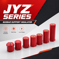 Isolateur de barre omnibus JYZ, entretoise de support électrique basse tension rouge pour armoire de commande, panneau, tableau de distribution, boîtier de commutation JYZ25*30