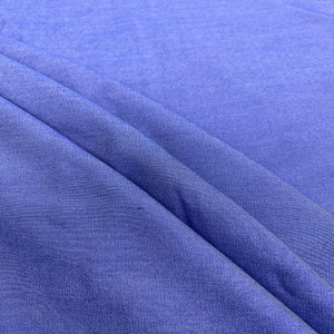 Solid Violet Smooth Pure Cotton Fabric Soft Breathable Textile For Summer T-shirt Dress <b>Blouse</b> Hanfu Garment Wholesale - Product Image 2