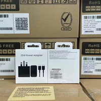 Adaptateurs d'alimentation de charge rapide PD 25W Type C de haute qualité avec câble de données TYPE C 3A pour Samsung S24 S25 S26 Chargeur USB C