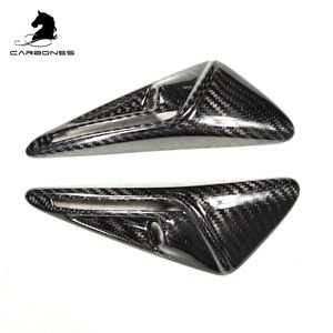 Автомобильные аксессуары, сухие карбоновые черные модели S & X & <span class=keywords><strong>3</strong></span> & Y боковые камеры, полные крышки корпуса <span class=keywords><strong>2</strong></span> шт. для Tesla - Product Image 4