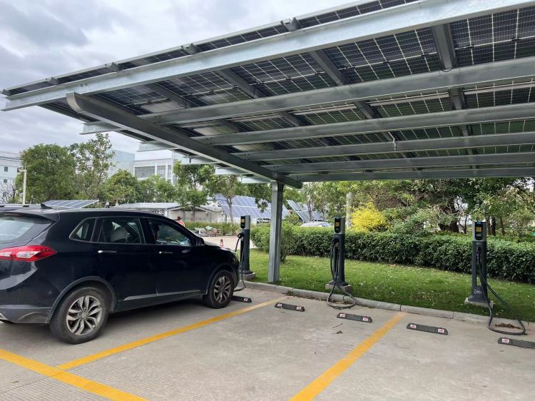 Residential Solar Steel Structure Carport Indoor Outdoor Parking Solar Brackets Solar Pv Carport · image 6