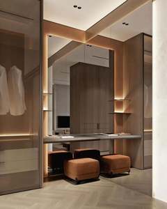 High - Quality Customizable Glass <b>Door</b> Walkin Closet for Bedroom Decoration - Product Image 4