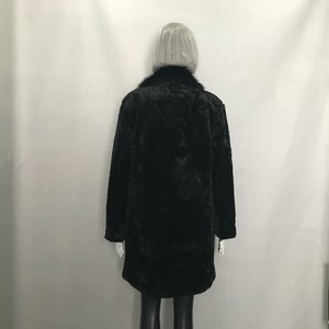 Cappotto <span class=keywords><strong>da</strong></span> <span class=keywords><strong>Uomo</strong></span> di Media Lunghezza in Pelliccia Sintetica Visonata Foderato in Pelliccia Caldo Capospalla per <span class=keywords><strong>Uomo</strong></span> di Mezza Età e Anziano Stile Business Gentleman - Product Image 6