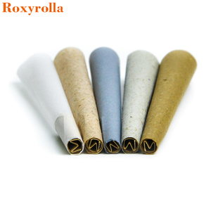 800 900 1400 Classic King Size Bulk Paper Cone Natural Unbleached 30mm 70mm 84mm Pre Rolled Cones Packaging Box