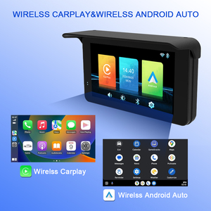 ขายึดพลาสติก ABS แบบพกพา CARSOUL ติดตั้งและถอดออกได้อย่างรวดเร็ว จอภาพกันน้ำขนาด 5 นิ้ว แบบสัมผัส ติดตั้งด้านหน้าสำหรับรถจักรยานยนต์ - Product Image 1