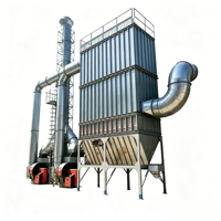 Collecteur de poussière haute performance à haut débit 75000m³/h pour installation de concassage de roches