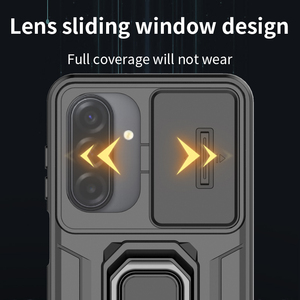 Funda Resistente con Anillo para Samsung Galaxy A17 A18 A07 A08 4G A56 A55 A54 A35 A25 A15 A34 A24 A13 Plus, Funda con Protección de Privacidad para la Cámara Deslizante - Product Image 2