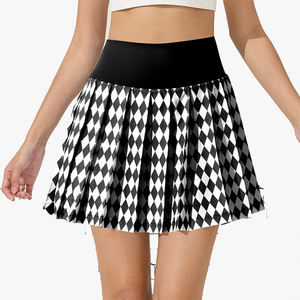 Jupe plissée taille haute pour femme avec doublure anti-transparence, séchage rapide, idéale pour le tennis et le yoga, polyvalente et décontractée - Product Image 3