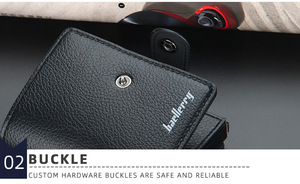 Portefeuille à Double trame automatique, porte-cartes de crédit et cartes d'identité pour femmes et hommes, étui à Protection RFID, Popup nouveau Style - Product Image 5