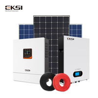 Kit de Panneaux Solaires Système Solaire Complet pour Maison 1KW 2KW 3KW Système Solaire Autonome pour Domicile 5KW Système Solaire Hors Réseau Avec Batterie au Lithium