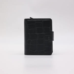 Custodie per carte fermasoldi portefeuille metallo carteras <span class=keywords><strong>sim</strong></span> Pu portafoglio corto Multi certificato porta carte per uomo borsa carbonio - Product Image 3