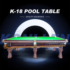 Table de billard de luxe KONLLEN K-18 de 9 pieds, plateau en ardoise de qualité tournoi, table de billard commerciale pour villa de luxe, vente en gros - Product Image 3