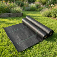 Toile tissée en polypropylène agricole pour paillis anti-mauvaises herbes, tissu de couverture de sol robuste pour applications agricoles
