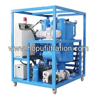 HOPU Nuevo Purificador de Aceite Dieléctrico para Transformadores Trifásicos, Doble Etapa, Alto Vacío, 5 Años de Garantía, 8 galones, 25 L/min