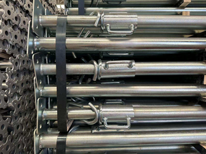 Sistema de andamio Ringlock galvanizado estable con escaleras de cuello base y solución de andamio - Product Image 4