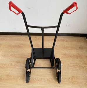 Troli lipat 6 roda 150kg, truk tangan kapasitas beban untuk gudang bandara dipakai di rumah Platform OEM - Product Image 4