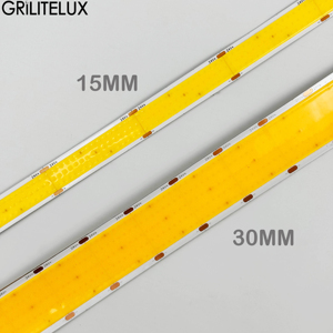 Tira de LED COB Multirrejilla 960 1600 LEDs 24V 15mm 30mm para Diseño Arquitectónico Interior Profesional de Alta Potencia - Product Image 1