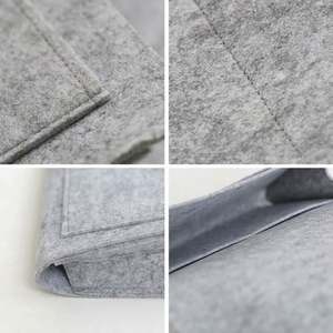 1 pièce Pochette de rangement suspendue en feutre pour chevet, lit, bureau, canapé, télécommande TV, organisateur de rangement pour canapé, poches de rangement pour lit - Product Image 5