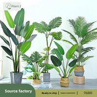 Plantas Artificiales para Decoración de Interiores, Bonsái de Plástico con Maceta, Plantas de Simulación