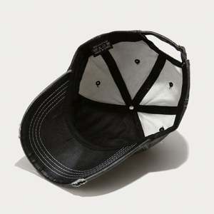 Gorra de Béisbol de Alta Calidad con Logotipo Personalizado Bordado, Estilo Desgastado, 100% Algodón, Unisex, 6 Paneles - Product Image 6