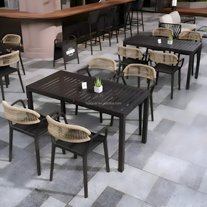 Conjunto de Muebles para Cafetería y <span class=keywords><strong>Restaurante</strong></span>, Ideal para Cafeterías, Bistrós, Pizzerías y Espacios de Servicio de Alimentos, Salas de Descanso de Oficina y Exteriores - Product Image 5