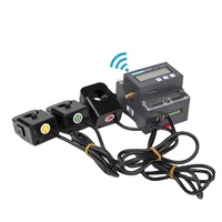 Analizador de Calidad Eléctrica Trifásico Medidor de Potencia Carril DIN MQTT Medidor de Energía Inteligente WIFI Monitor de Energía para Microrred Medidor Solar
