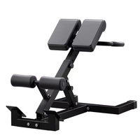 Chaise romaine multifonctionnelle pliable et réglable en acier allié pour les extensions dorsales et les exercices abdominaux à domicile