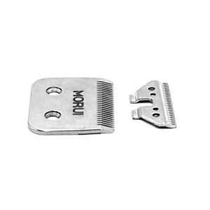 Cortadora de pelo profesional de 2 orificios, hoja de dientes escalonados, OEM, Plata eléctrica, logotipo personalizado, acero inoxidable, recortadora Nova 162 - Product Image 3