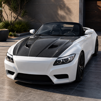 Capot avant en fibre de carbone compatible avec BMW Z4 E89, style sport, pour amélioration de la carrosserie extérieure
