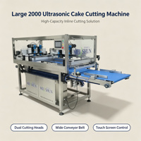 Machine de découpe de confiseries à ultrasons moderne, équipement automatique de découpe de chocolat, de bonbons et de nougat, prix d'usine