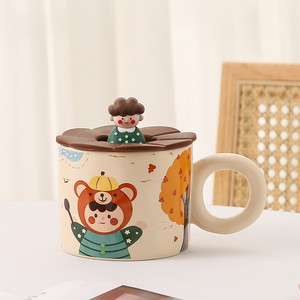 MAIMAI di lusso vernice speciale bambina Matte nordico Cappuccino tazza e piattino bicchieri in ceramica da tè tazza da caffè in porcellana - Product Image 6