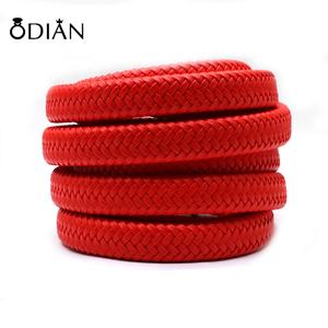 Веревки ручной работы из плоской воловьей кожи 12 мм и 6 мм 8 мм, кожаный шнур для мужчин, изготовление браслетов, ювелирных изделий - Product Image 4