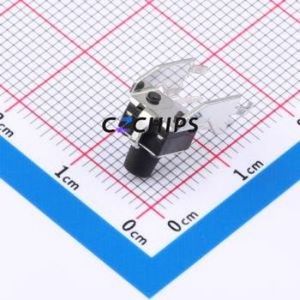 GT-TC102B-H075-L1 Tactile Switch Through hole,6.1x6.1mm Switch Single Pole Single Throw Round Button 2.5N Right Angle Insert - Product Image 2