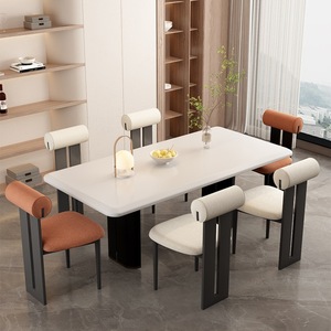 Chaise Hippo, chaise de salle à manger moderne et minimaliste avec coussin pour restaurant et salle à manger - Product Image 5