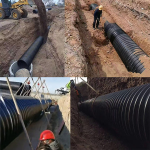 <span class=keywords><strong>HDPE</strong></span> đôi tường sóng PE Ống mịn đúc thành phố hệ thống thoát nước hệ thống thoát nước PE PE PE ống thoát nước mưa - Product Image 6