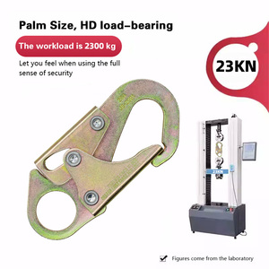 Jensan biểu tượng tùy chỉnh giả mạo thép Snap hook 23kn kích hoạt an toàn đôi khóa chất lượng tốt nhất giả mạo thép Snap hook - Product Image 2