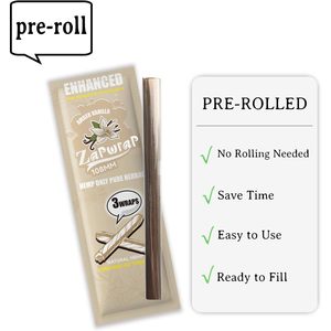 Envoltorios de Cáñamo Zapwrap de 108 mm, Sabores Naturales Mixtos, Sin GMO, Veganos, Ecológicos, 75 Unidades, Sin Tabaco - Product Image 5
