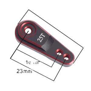 Servo Saver de Aluminio de 25T Dientes y 32MM de Longitud para Vehículos RC Crawler Axial Traxxas TRX-4 MST Recat 1/10 para Niños - Product Image 2