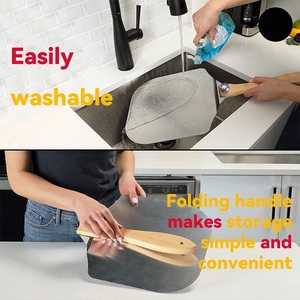 Spatule à <span class=keywords><strong>pizza</strong></span> de <span class=keywords><strong>12</strong></span> <span class=keywords><strong>pouces</strong></span> pour la cuisine, <span class=keywords><strong>pelle</strong></span> à <span class=keywords><strong>pizza</strong></span> en alliage d'aluminium avec manche en bois détachable pour restaurants - Product Image 2