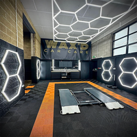 Lustres de plafond LED HanYin au design élégant pour atelier et espace de travail de mécanicien automobile