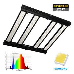 หลอดไฟปลูกต้นไม้แบบหรี่แสงได้ ความเข้มแสงสูง PPFD 100W/240W Samsung LM281B สเปกตรัมเต็มวงจรสำหรับการเจริญเติบโตในร่ม - Product Image 4