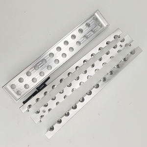 ネイチャーリップバームリップスティック充填トレイ形状リップスティックモールド3.5Gハンドメイド24空洞アルミニウム2024 # ミラー研磨雲山 - Product Image 4