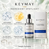 Sérum Visage à la Niacinamide et Vitamine C 377, Blanchissant, Éclaircissant, Hydratant, Anti-Rides, Soins de la Peau, OEM ODM, Marque Privée, Vente en Gros