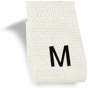 Nhà Máy Bán Hàng Trực Tiếp Quần Áo Nhãn Kích Thước Nhãn Phổ Cổ Áo Nhãn Phổ Quát Màu Đen Và Trắng Kích Thước Nhận Định Cho Quần Áo - Product Image 5