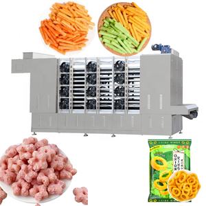 Nouvelle ligne de production de soufflage entièrement automatique à moteur, à haute efficacité, en acier inoxydable, pour craquelins de blé croustillants, bâtonnets de céréales - Product Image 6