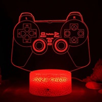 Lampe de nuit LED pour salle de jeu PlayStation