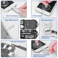 Kit de Herramientas de Reparación Magnéticas Multifuncionales de Precisión 118 en 1 con 98 Puntas para Teléfono, Computadora, Reloj, Laptop y Electrónica de Cámara