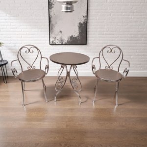 금속 야외 비스트로 테이블 세트-발코니 및 공원 사용을위한 테이블 - Product Image 3